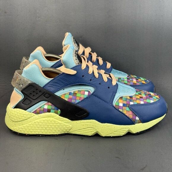 Nike Air Huarache Crater Premium 'Multi-Color Woven' athletic shoes men's 11.5 - Picture 1 of 8